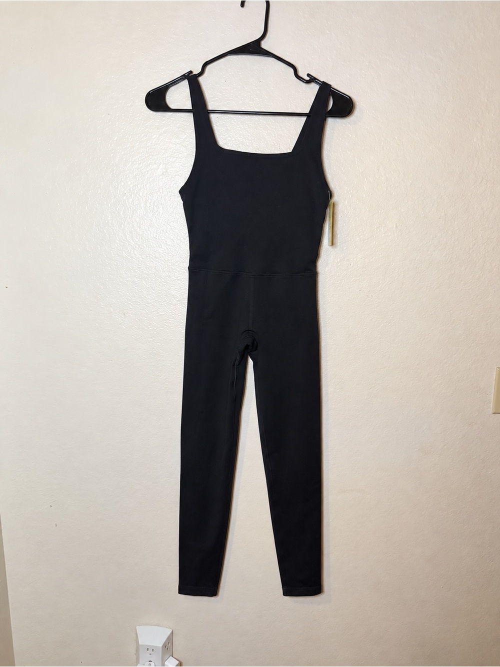 All in motion Women's Black Square-Neck Jumpsuit